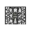 Fruit of the Spirit Cozy Blanket — Cute Kawaii Fruit Faith Design (Love, Joy, Peace, Kindness)