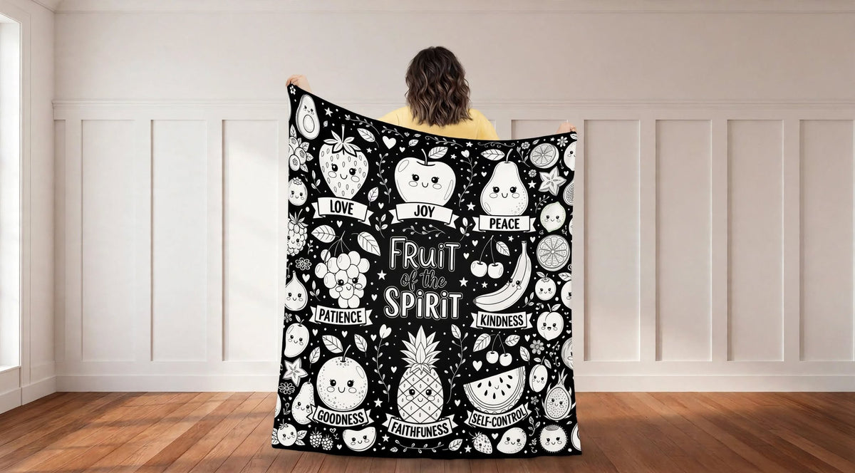 Fruit of the Spirit Colorable Blanket