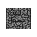 Inspirational Psalm 145 Sweatshirt Blanket — 'The Lord is Good' Cozy Faith Throw